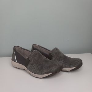 Dansko Halle Suede Gray Slip On Sneakers Women Shoes 5.5-6 (36)